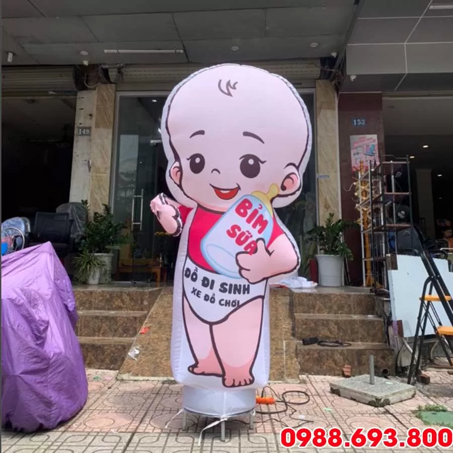 Thuê rối hơi quảng cáo giá tốt tại Hà Nội